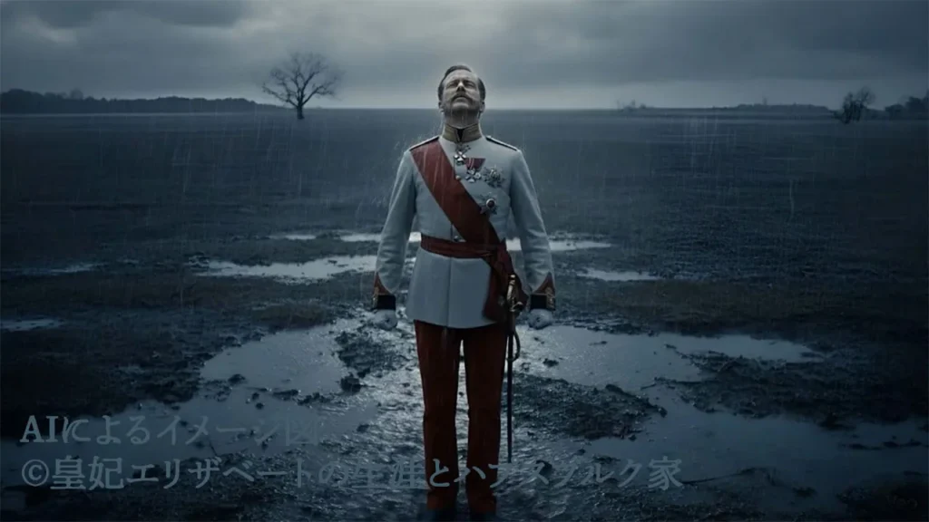 孤独なフランツ・ヨーゼフ1世・イメージ図